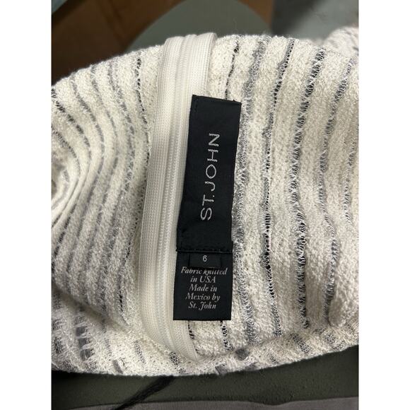 ST. JOHN Sleeveless Wool Blend Sheath Dress Woman’s Size 6 - Picture 7 of 8